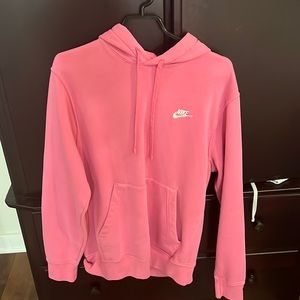 PINK NIKE HOODIE